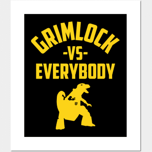 GRIMLOCK VS. EVERYBODY Posters and Art